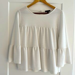 J. Crew Size medium white top blouse